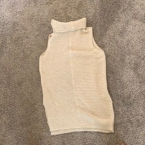 Sweater turtle neck tank